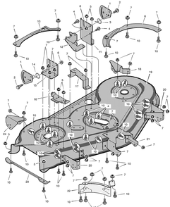 Part Location Diagram of 690092E701 Murray Baffle, Right